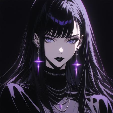 00800-3634106528-anime girl, best qulity, black hair, long hair, straight hair, purple eys,  black lipstick, necklace, earrings,  black outfit, d.jpg